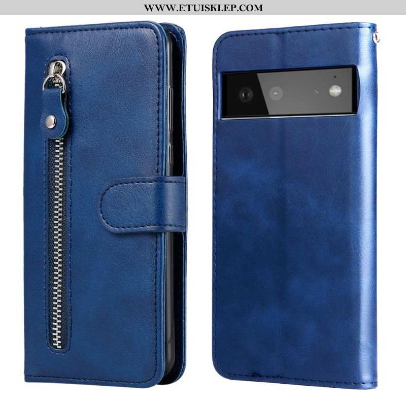 Etui Folio do Google Pixel 6 Zabytkowa Portmonetka